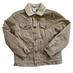 Crazy 8 Corduroy Sherpa Lined Trucker Jacket Kids 7-8